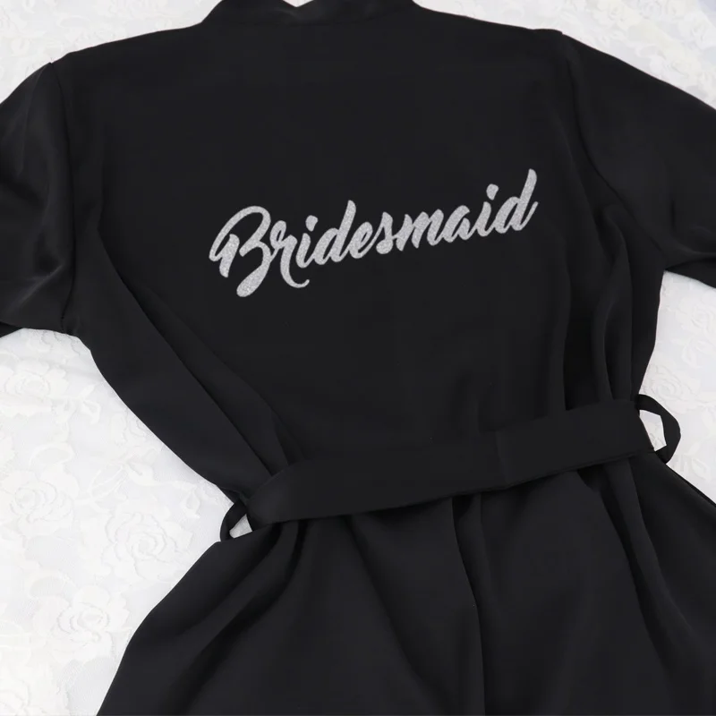 黑色 Bridesmaid