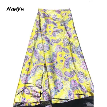 

Customized Popular Design Fabric Moon Star Digital Print Sequin Embroidery Fabric