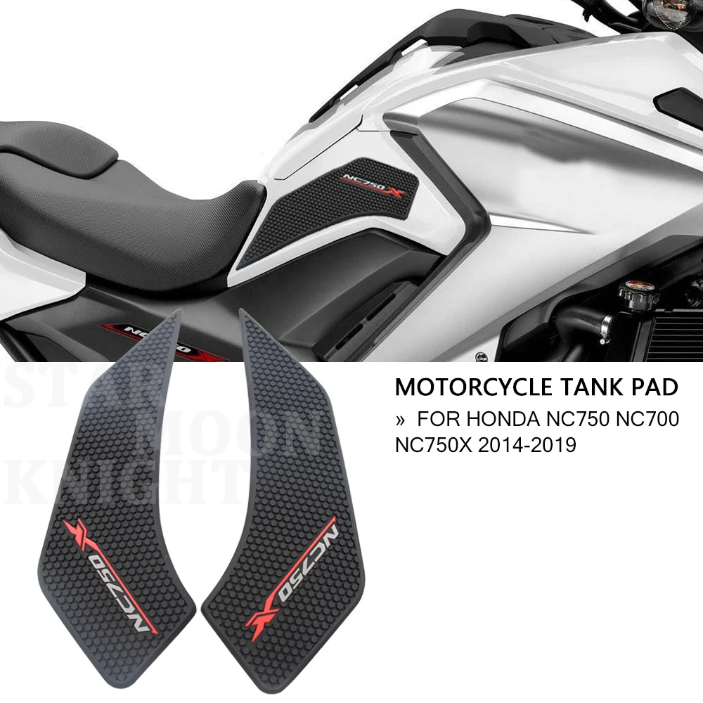 Фото Для Honda NC750X 2014 2015 2016 2017 2018 2019 Мотоцикл Резиновая Нескользящие Танк Pad Сторона газа