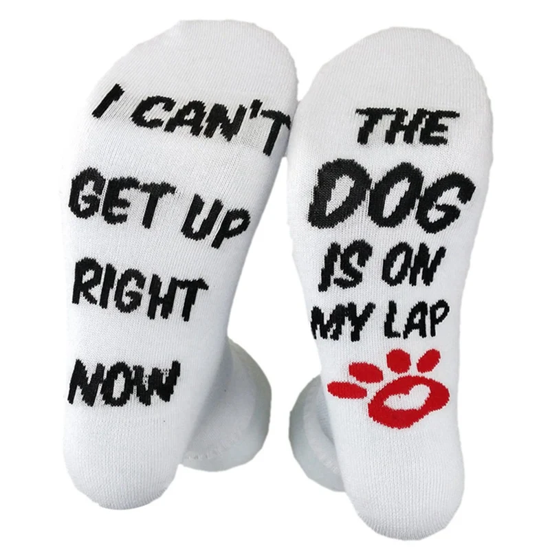 1 пара носков унисекс, я не могу вставать прямо сейчас, носки для мужчин и женщин, забавные короткие носки, повседневные носки, рождественские носки
