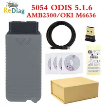 Meilleure qualité 5054A ODIS 5.16 OKI 5054 Original Bluetooth 5054A Version parfaite OKI puce VAG Scanner de Diagnostic(China)