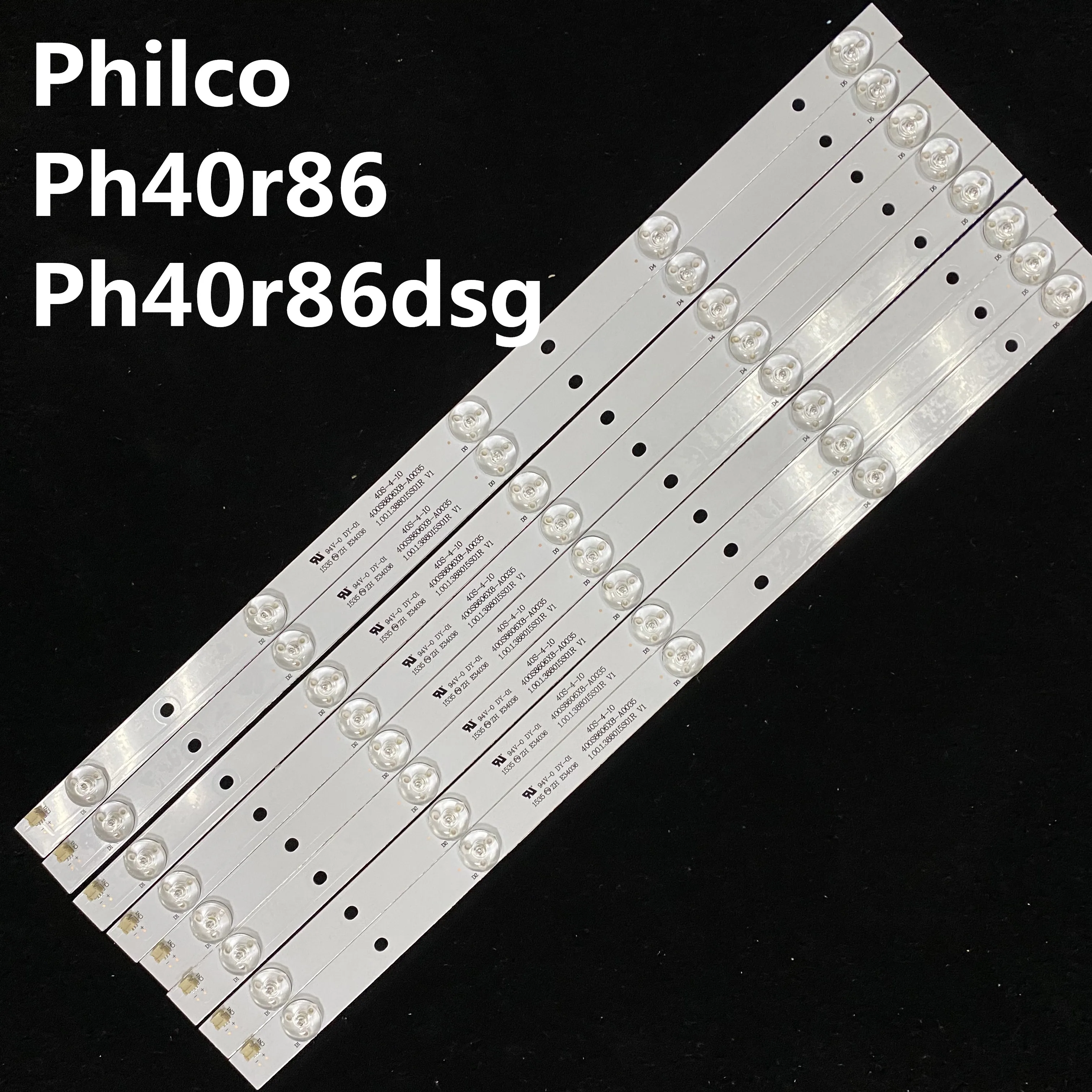 Светодиодная подсветка телевизора Philco 40 &quot400S8606X8-A0035 E34036 40S-4-10 1.00.1.388015 S01R V1 94V-O DY-01 5