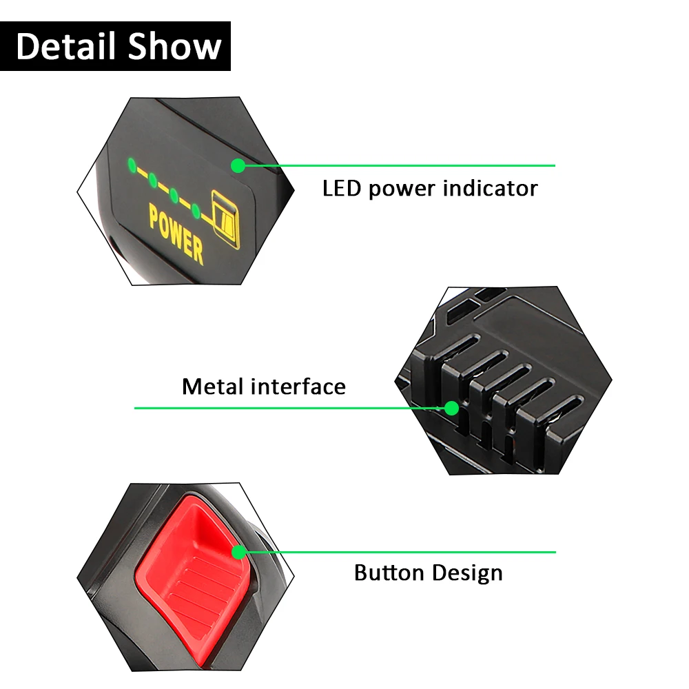 54v de Waitley 6.0ah para Baterias de Lítio 60v da Ferramenta 6000mah de Dewalt Bateria Recarregável Compatíveis - Elétrica Max xr 18v 20v - Image 4