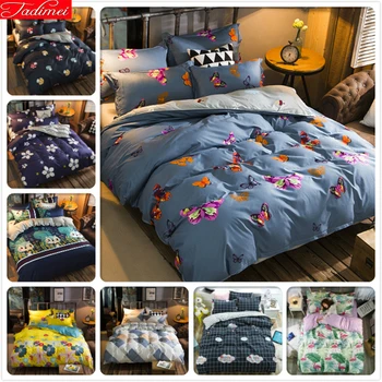 

Butterfly Pattern Duvet Cover 3/4 pcs Bedding Set Adult Kids Soft Bed Linen Single Full Double Queen King Size Quilt Pillow Case