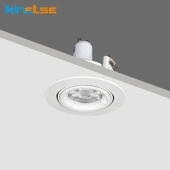 安い 白ダウンライトホルダー穴コンバータキットモジュール & MR16 ランプホルダーフレーム試着 GU10 Led 電球ハロゲン電球器具