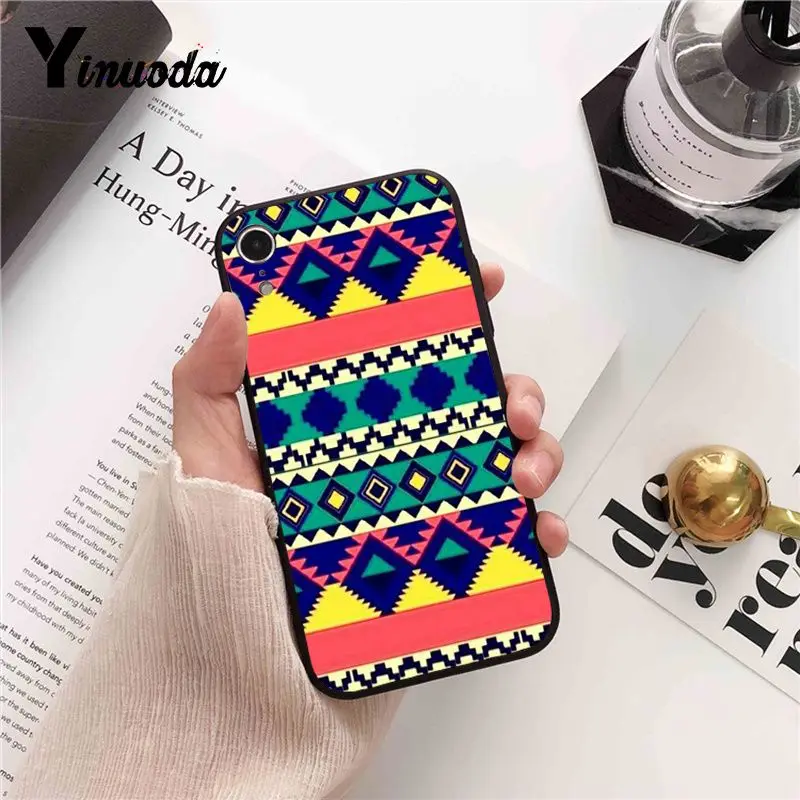 Pastel Tribal Aztec Triangle On Nebula