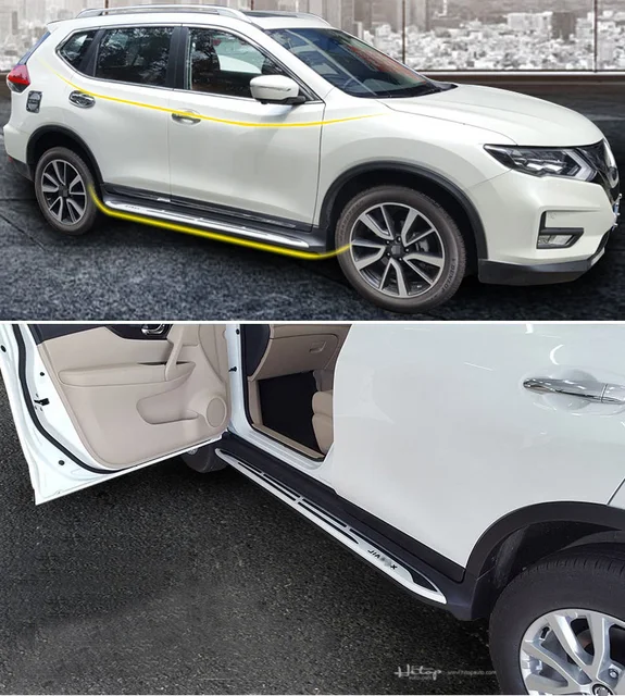 Car side steps running board side bar For Nissan X-trail Rouge