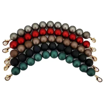 

3pcs Colorful Candy Ball Handle for Bag Handbag Strap Chain Accessories Craft Handmade