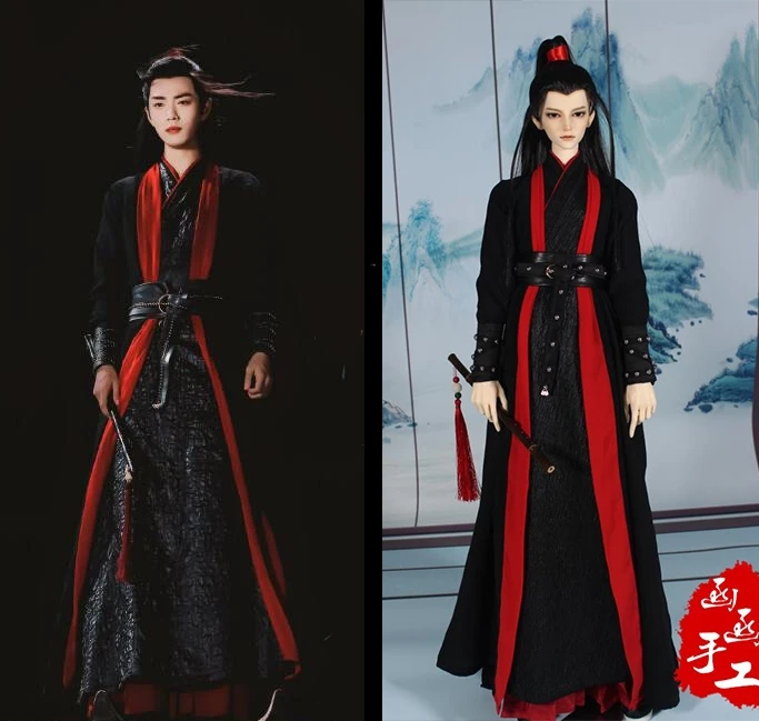 The Untamed Wei Wuxian Xiao Zhan Jumping Suit Bjd Clothes Custom Made 70cm 1 3 1 4 Male Boy Bjd Chinese Costume Doll Accessories Dolls Accessories Aliexpress