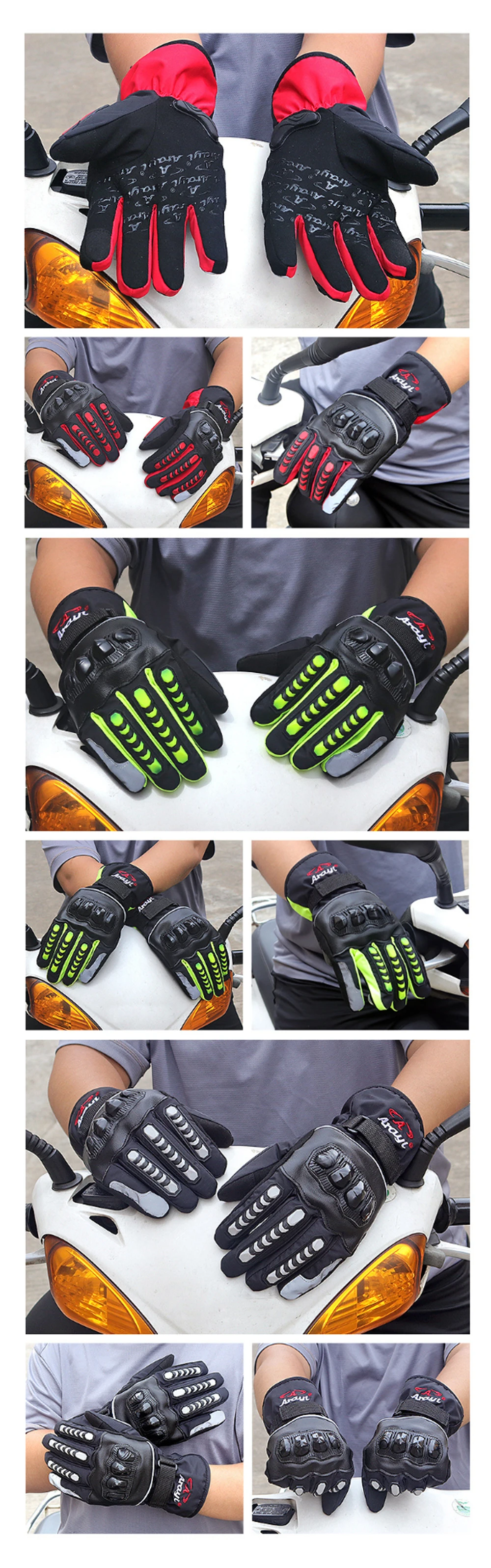 Мотоциклетные Перчатки водонепроницаемые ветрозащитные зимние теплые Guantes Moto Luvas перчатки для мотокросса с сенсорным экраном спортивные мужские перчатки