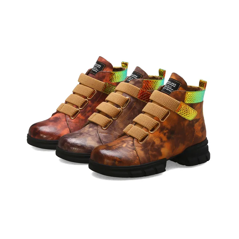 FEDONAS Winter Fashion Microfiber Leather Female Sports Short Boots Comfortable Women Ankle Boots Big Size Casual Shoes Woman