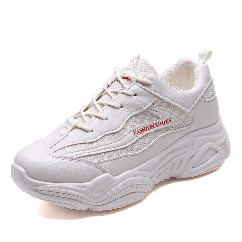 

zapatillas con plataforma mujer 2020 spring and autumn breathable casual shoes new women's shoes fashion sneakers shoes U13-34