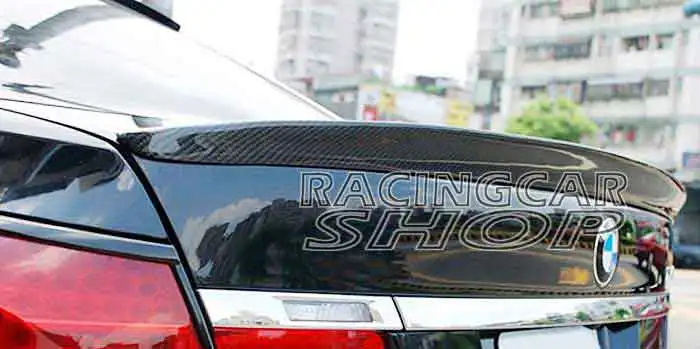 A Style REAL CARBON FIBER TRUNK SPOILER fit for BMW F01 NEW 7 SERIES 740i 750i 2009UP