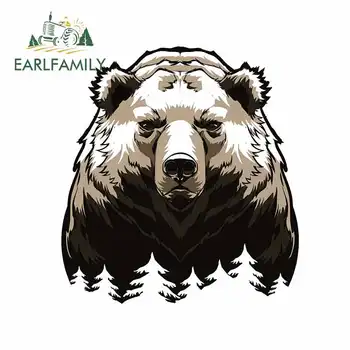 

EARLFAMILY 13cm For The Bear Car Bumper Window Stickers Repair Decal Vinyl Car Wrap Motorcycle Sunscreen Decoration