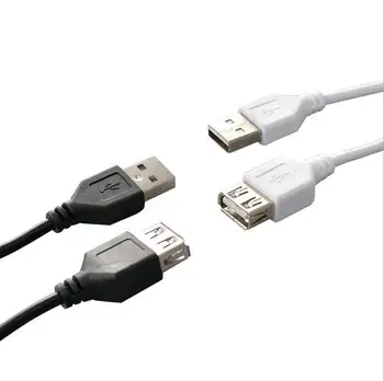 

1000pcs/lot USB Extension Cable Super Speed USB 2.0 Cable Male to Female 1m Data Sync USB 2.0 Extender Cord Extension Cable