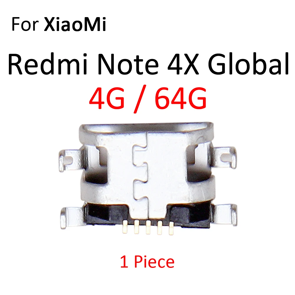 Type-C зарядный разъем док-станция Micro USB разъем порт для Xiaomi Redmi Note 4X4 Global 4A 5A Prime 3 Pro SE
