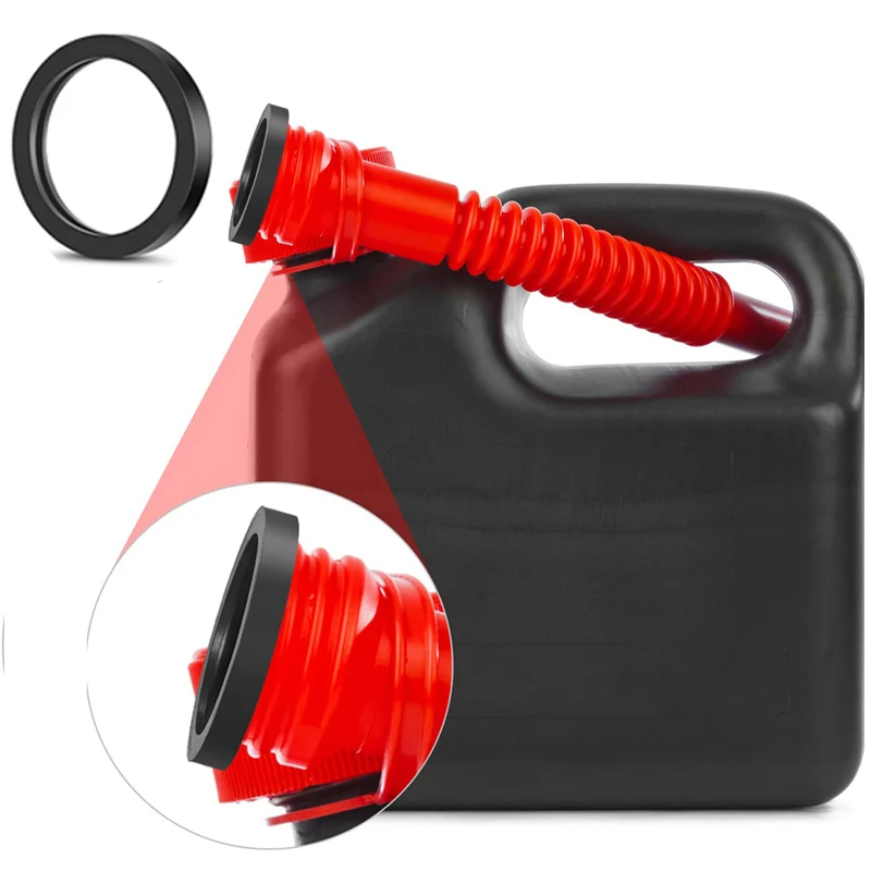 5PCS Rubber Ring Can Black Gasket Gas Can Spout Gaskets Fuel Washer