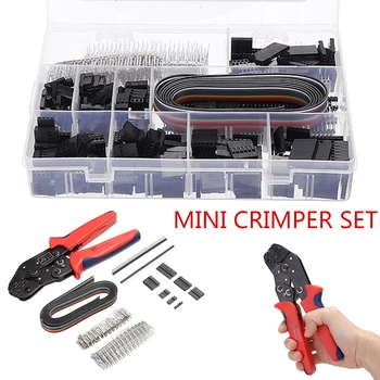 

Dupont Crimping Connector Terminal Tool Set Wire Crimper Connectors Kit Crimping Plier For Electrical Supplies