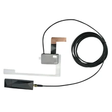 Antena DAB + con adaptador USB, receptor para reproductor estéreo de coche Android, caja receptora SMA DAB, Cable de antena aérea de Radio automática