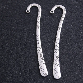 

1PCS 32*120mm Wholesale Metal and Vintage Bookmark 2 Style Antique Bookmarks For DIY Jewelry Making
