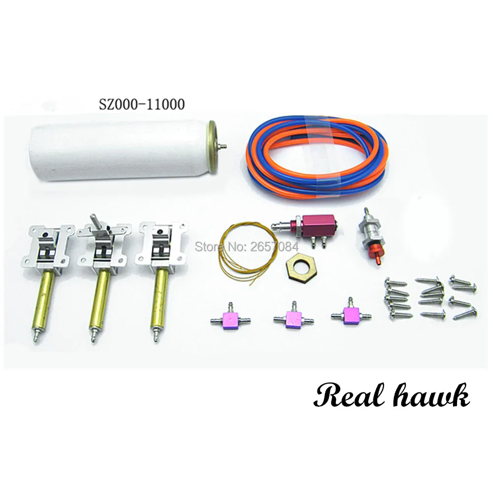 1 set Pneumatic landing gear set (D2.5) three packages FOR Remote control aircraft model parts