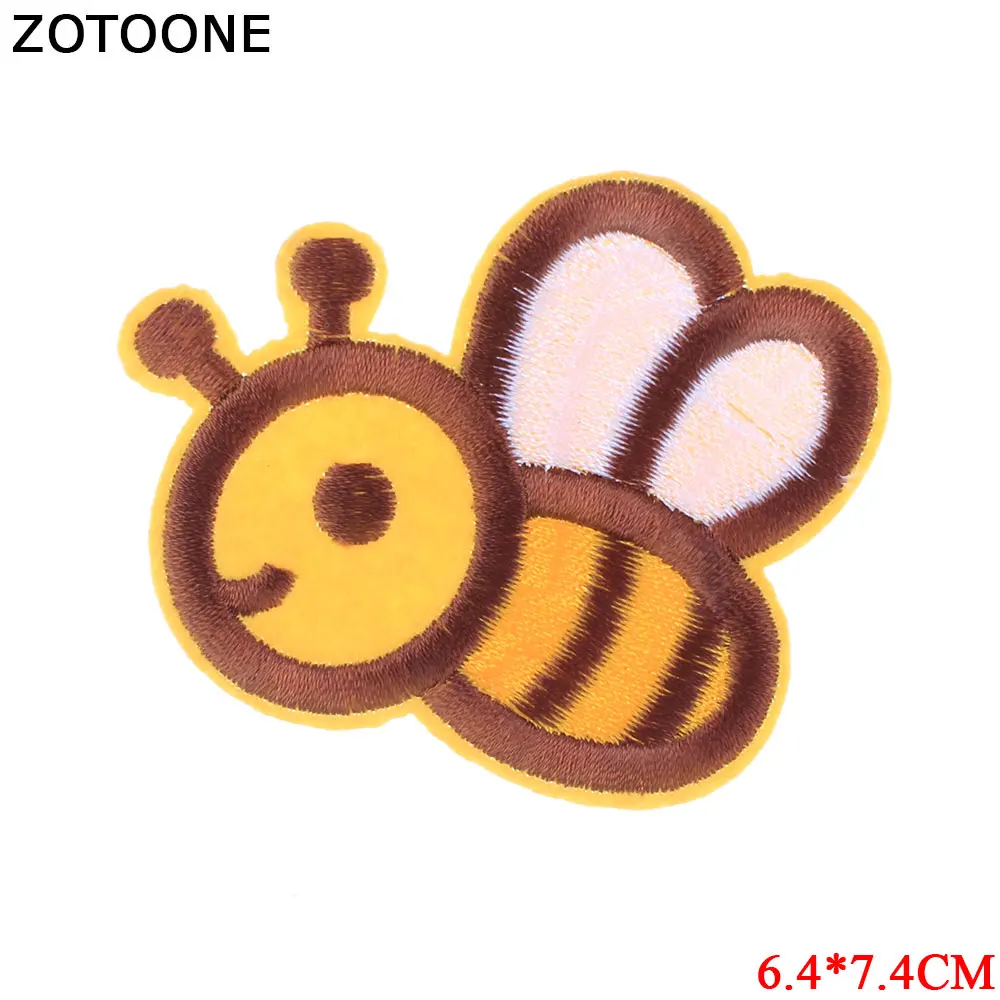 

ZOTOONE Cute Expression Patches for Clothing Iron on Transfers Badge Embroidered DIY Cool Patch Sew Stripe on Clothes Applique G