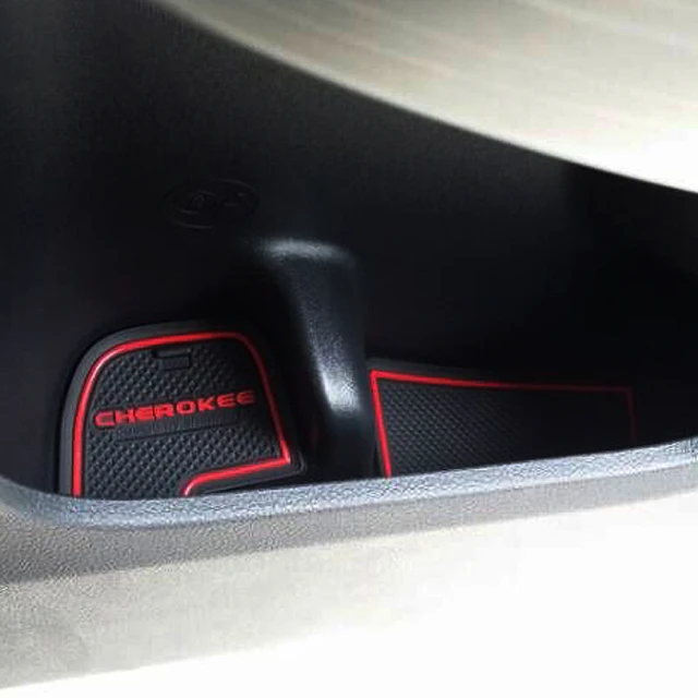 질서와 편의를 위한 지프 체로키 게이트 슬롯 패드와 컵 쿠션