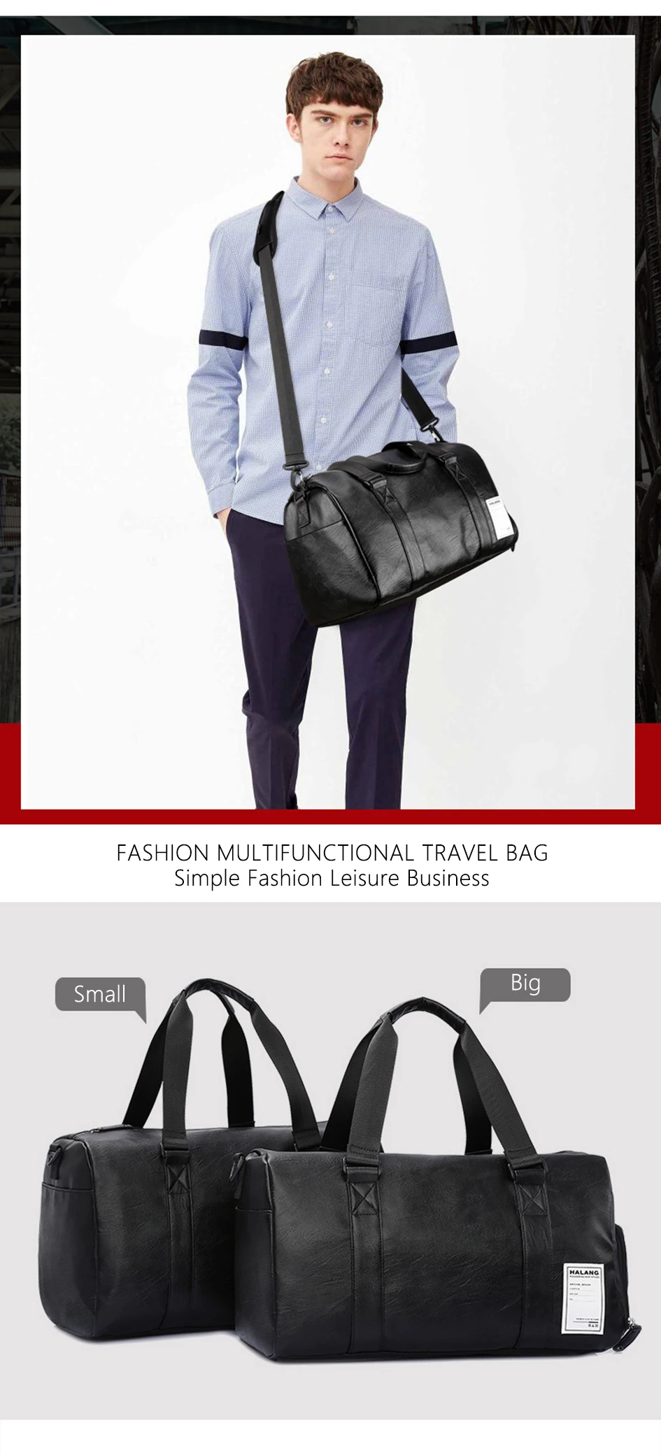 Мужская Уличная сумка для путешествий, Вместительная дорожная сумка для багажа на короткие расстояния, деловая сумка для спортзала