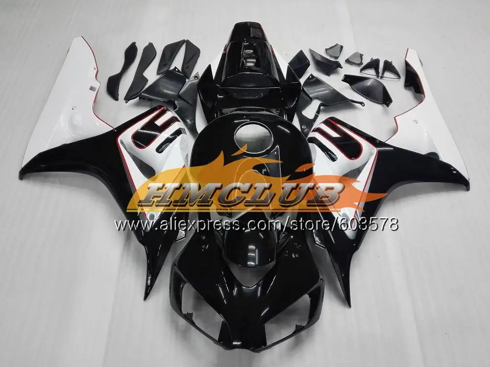 Литьевая форма для HONDA CBR 1000 RR CBR 1000RR 2006 2007 80CL. 34 корпус CBR1000 RR CBR1000RR 06 07 Топ Красный Белый OEM обтекатели - Цвет: No. 14