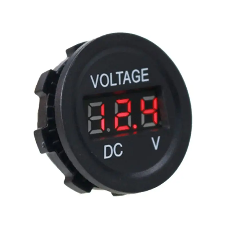 

6-30V LED Digital Display Voltmeter Mini DC Voltage Gauge Meter for Car Motorcycle LED Panel DC Digital Voltmeter