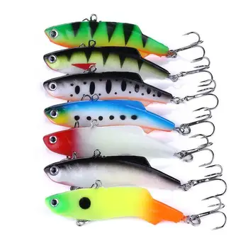 HOT PROMO ❤️ Vib Ice Fishing Lure Soft Lead Bait 7.5cm 17.2g Artificial Fising Bait Tackle Sinking Accessories - discount item 26% OFF Sports & Entertainment