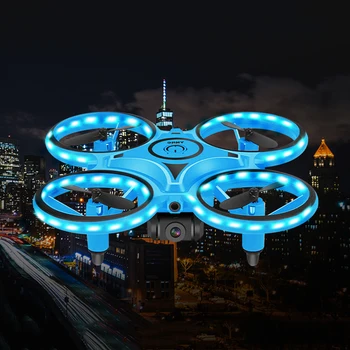 

Mini RC Drone Flying Watch Gesture Helicopter UFO Hand Infrared Electronic Quadcopter Interactive Induction Drone with Camera