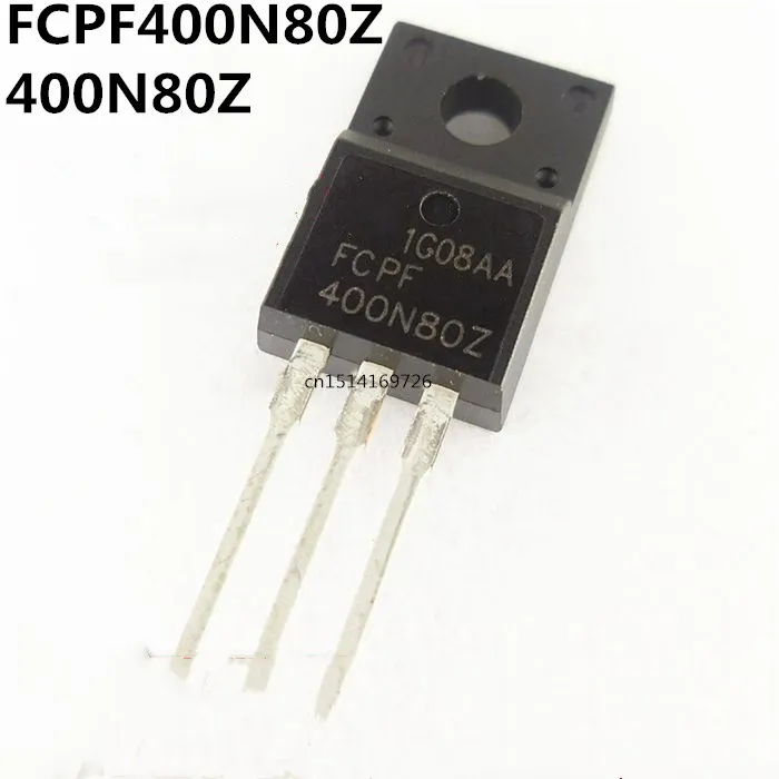 Оригинальные новые 5 шт./FCPF400N80Z 400N80Z 14A/800 в TO-220F | Электронные компоненты и
