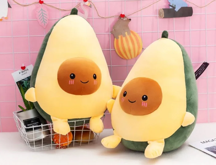 

Creative toy avocado doll Cartoon avocado cushion Gift avocado plush toys
