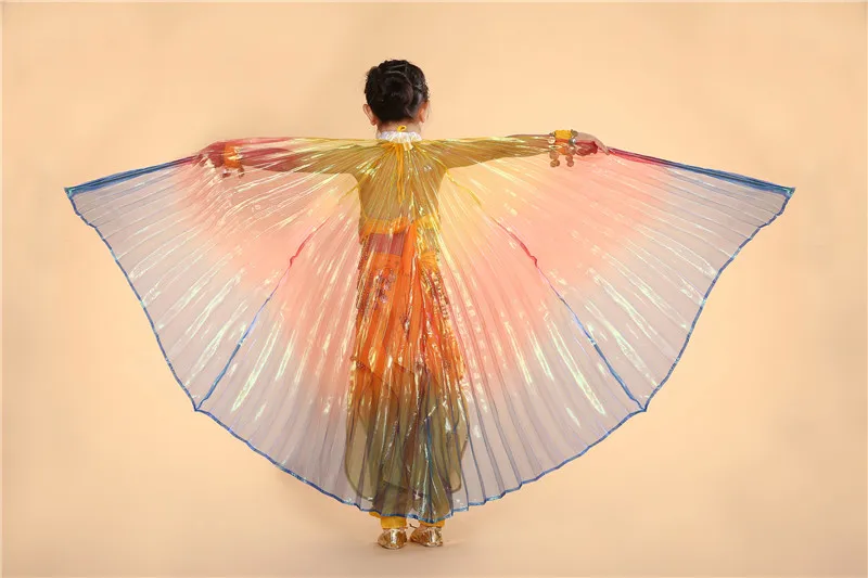 2020 ni�os Egipto Isis ni�o danza del vientre alas ni�os danza ala caliente nueva danza India mujeres bellydance 1 pieza ala