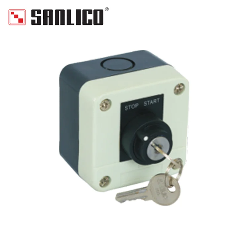

waterproof control box push button switch station SAL(LA68H-B)-B142 rotary selector key lock switch 2-positions