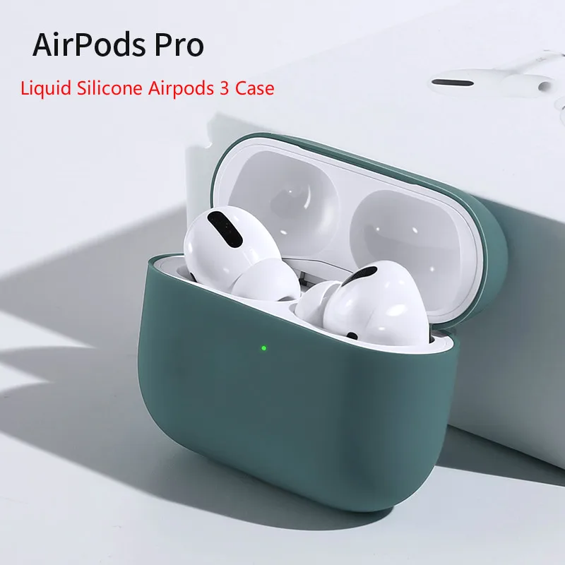 Силиконовый чехол, защитный чехол для Apple Airpods Pro TWS, Bluetooth наушники, мягкий силиконовый чехол для Airpods, защитный чехол s - Цвет: airpods pro