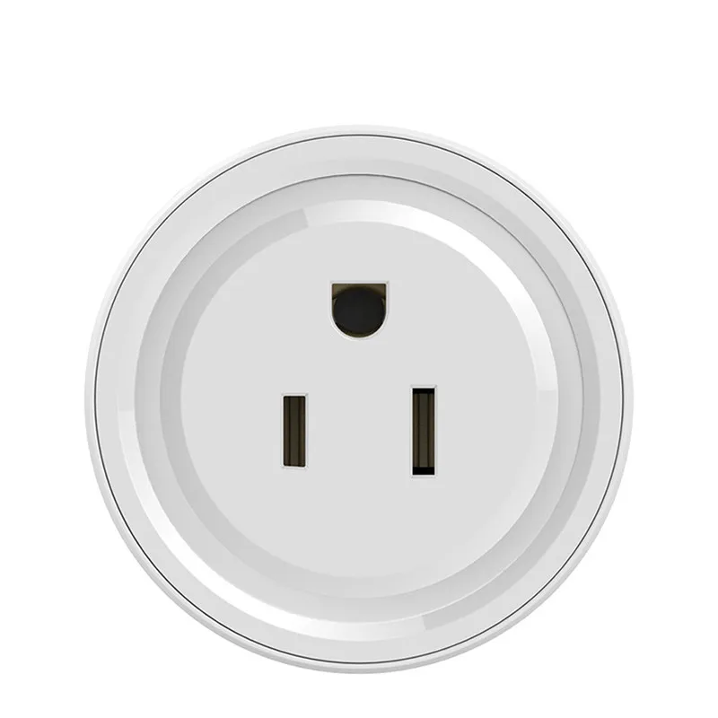 Mini US Wifi Smart Plug with Surge Protector 100-240V Voice Control Smart Power Socket Work with Alexa Google Home Tuya APP