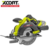 Xcort drillpro 21v sem fio serra circular elétrica para makita 21v bateria 350w 165mm 6 polegada lâmina ferramenta de corte para trabalhar madeira