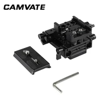 Cammate Manfrotto Quick Release Plate адаптер с двойным 15 мм стержневым зажимом для DSLR камеры C2249