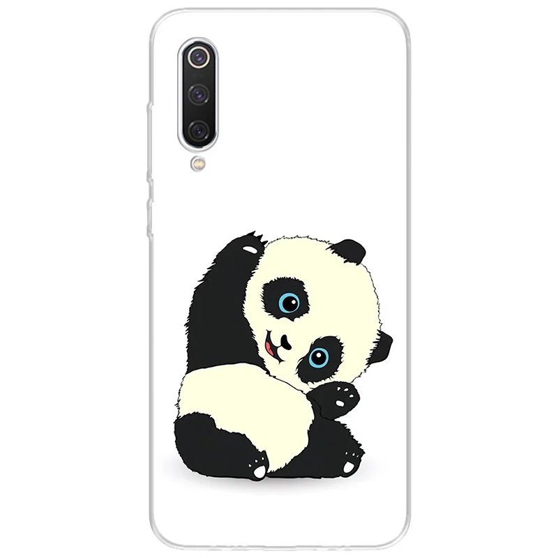 Cute Cartoon Panda Design Csae For Remi Note 5 7 8 9 Pro Cover Soft For Redmi 5 6 6A 7 7A Y3 8 9 9A 9C S2 Coque Mi K20 Pro Shell phone cases for xiaomi