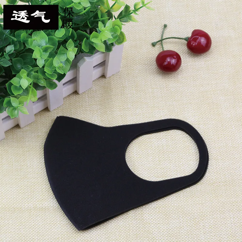 Маска для лица из хлопка милый PM2.5 Анти-Туман Маска Black Dust нос фильтр ветронепроницаемая маска для лица, муфельной бактерий гриппа ткань тканевый респиратор