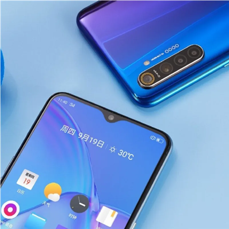 realme X2 мобильный телефон 6G 128G Snapdragon 730G 64MP камера 6,4 ''полный экран NFC OPPO мобильный телефон VOOC 30W быстрое зарядное устройство