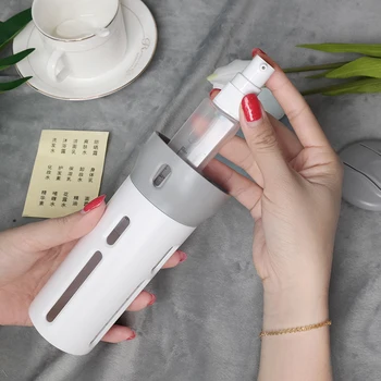 

4 in 1 Travel Dispenser Shampoo Lotion Shower Gel Soap Bottle Accessories Empty Sub-bottle Press Container Refillable Bottle