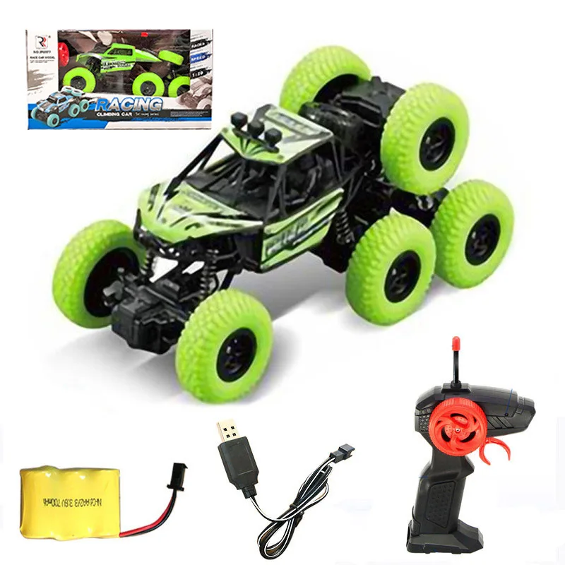 28 см 1/16 авто RC автомобиль 4WD машина радио Управление led Машинки Игрушки с дистанционным управлением Управление автомобилей 4x4 внедорожных транспортных средств для маленького мальчика, подарки на Рождество - Цвет: Green 2 Gift Box