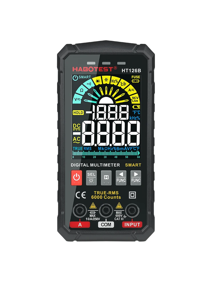 Умный мультиметр HABOTEST HT126 цифровой профессиональный Электрический тестер