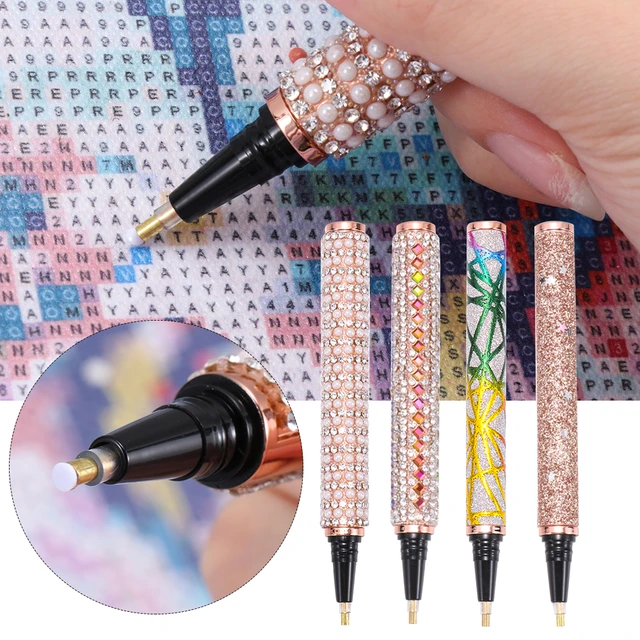 New 5D Resin Diamond Painting Pen Resin Point Drill Pens Cross Stitch  Embroidery DIY Craft Nail Art Diamond Painting Accessories - AliExpress