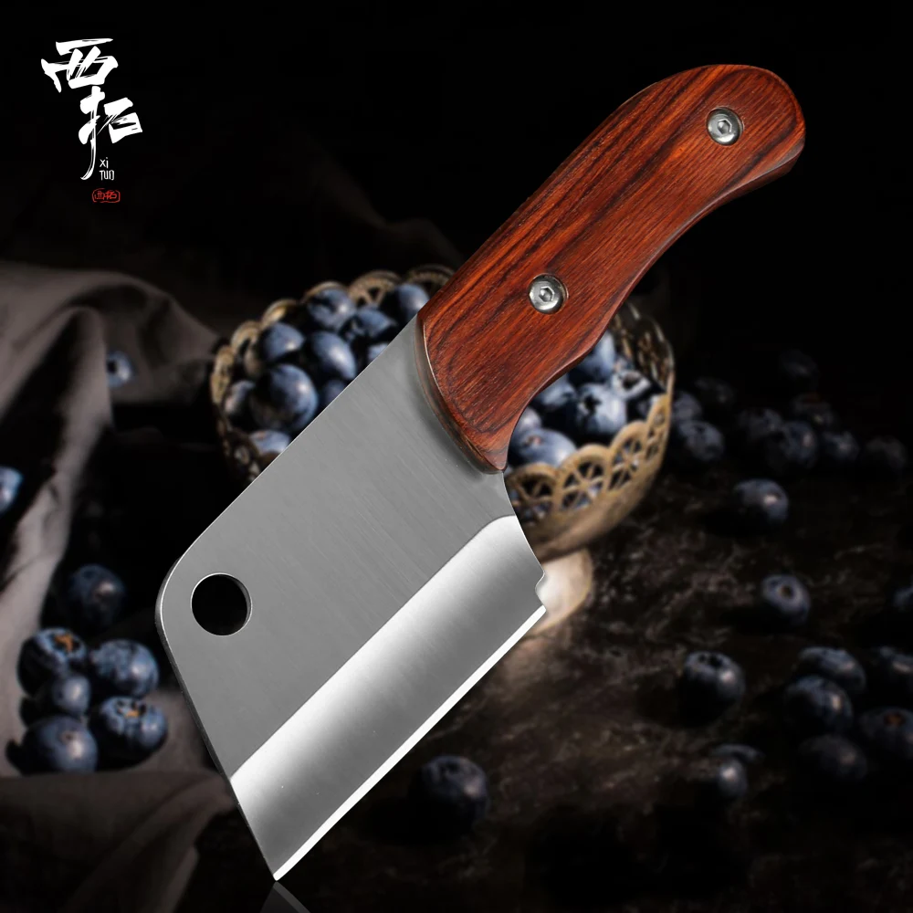 

XITUO Stainless Steel Mini Paring Knife Chinese Kitchen Chef Knife Utility Sliced Tang Household Outdoor Portable Cooking Tools