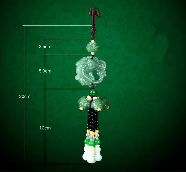 Tree Car Charm, Rearview Mirror Of Life Pendant, Beaded Bead Green Beads -  Yahoo Shopping