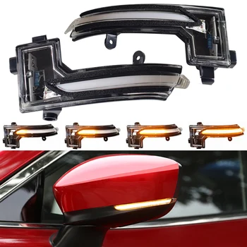 

LED Dynamic Turn Signal Flashing Blinker Side Rear Mirror Indicator Light For Mazda3 Mazda 3 Axela Mazda6 Mazda 6 Atenza